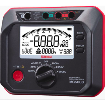 Измеритель сопротивления изоляции SANWA MG5000 до 5000 В